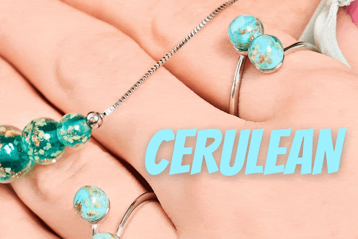 CERULEAN FIREFLY GLASS - PAIR WITHS